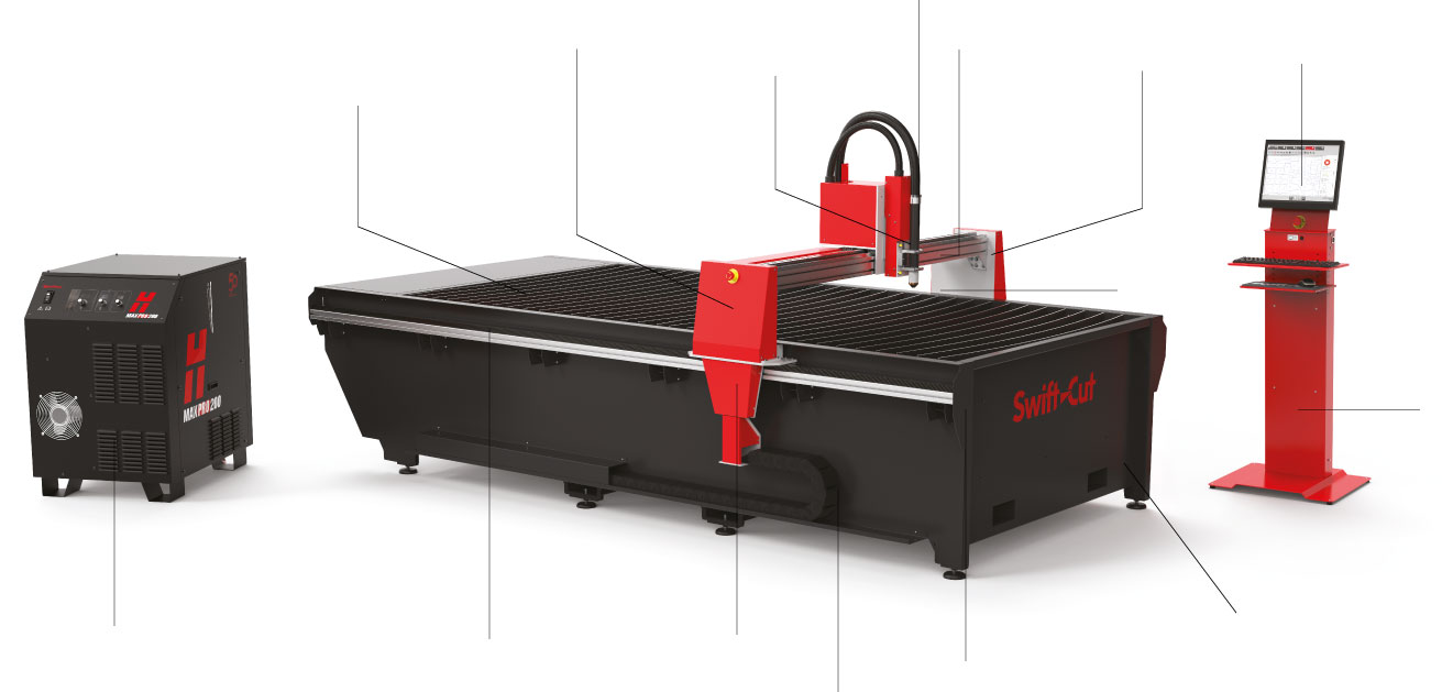 Swift-Cut XP Plasma Cutting Machine - Swift-Cut CNC Plasma Cutting Machines