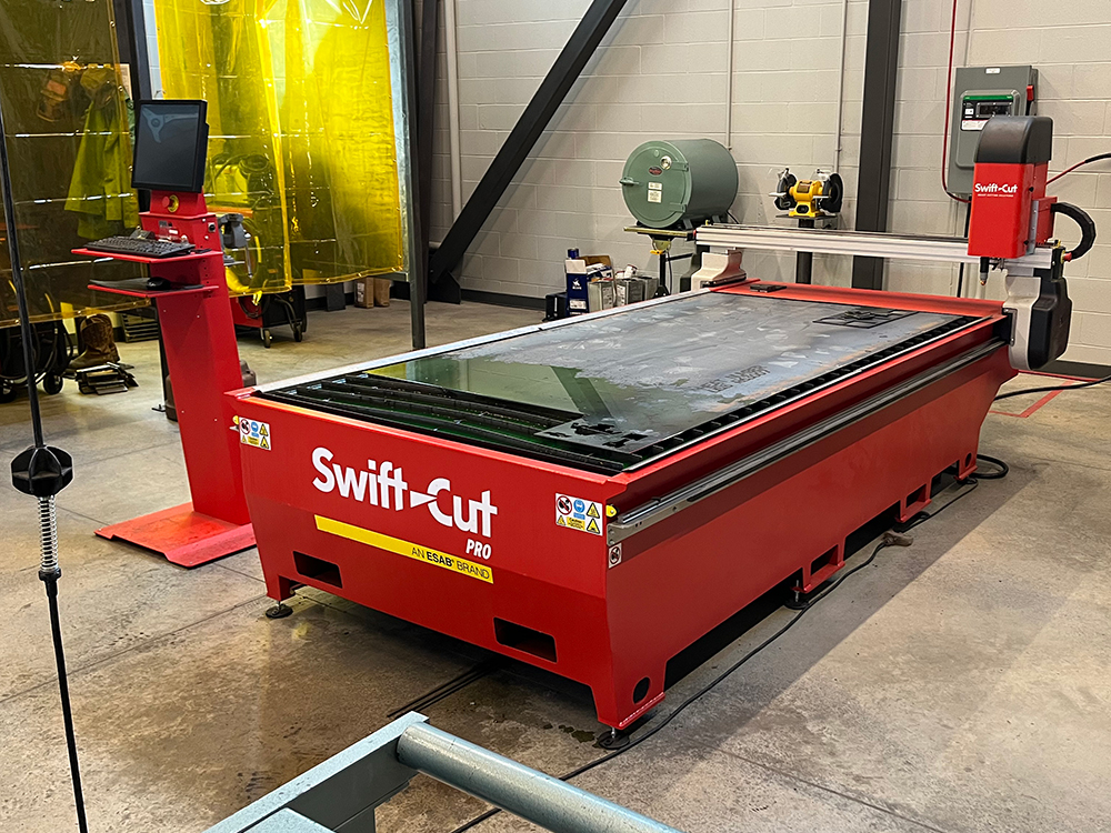 Swift-Cut & Lampton Welding Supply introduce new plasma cutting solution, Swift-Cut Pro table to Cloud County Community College