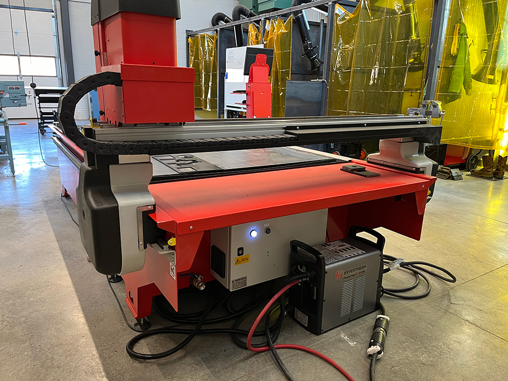 Swift-Cut & Lampton Welding Supply introduce new plasma cutting solution, Swift-Cut Pro table to Cloud County Community College