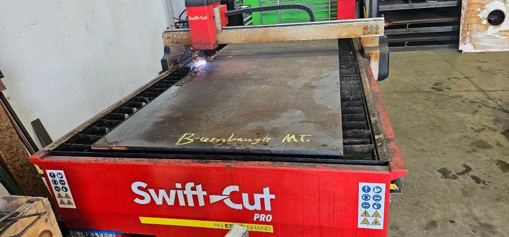 Brumbaugh Mountain Welding - Swift-Cut PRO 510 WT with a Hypertherm Powermax105 SYNC plasma system