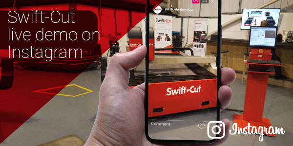 Swift-Cut pro machine instagram demo en vivo