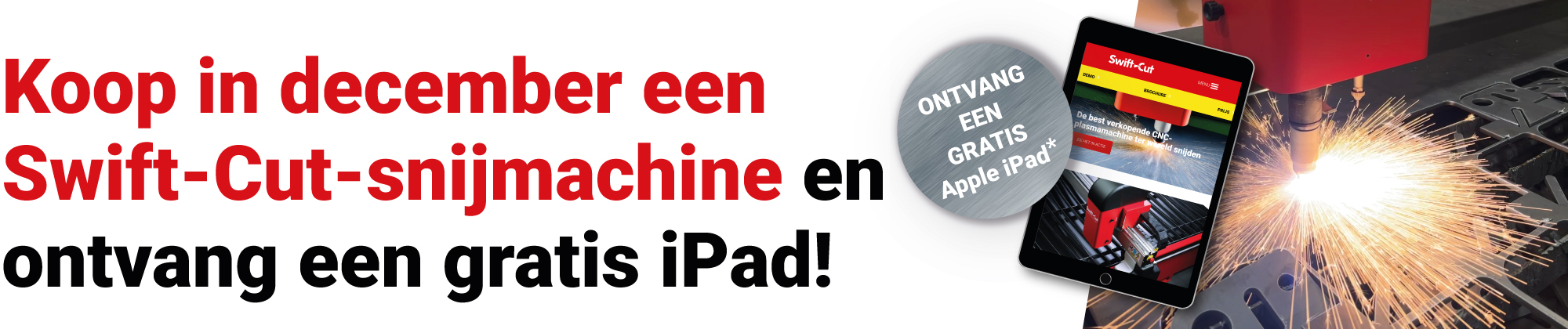 dutch free iPad offer web banner