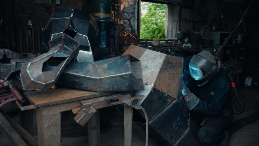 Nate's Forge 10ft Cat house made from metal cut with Swift-Cut Pro