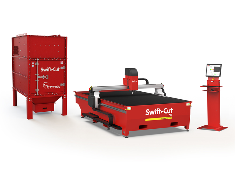 Swift-Cut Pro HVAC CNC Cutting table and console