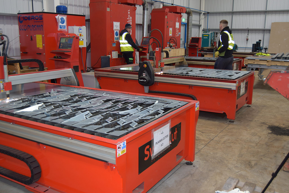 Swift-Cut CNC skärbord för metallskärning skärbord Deck Joint