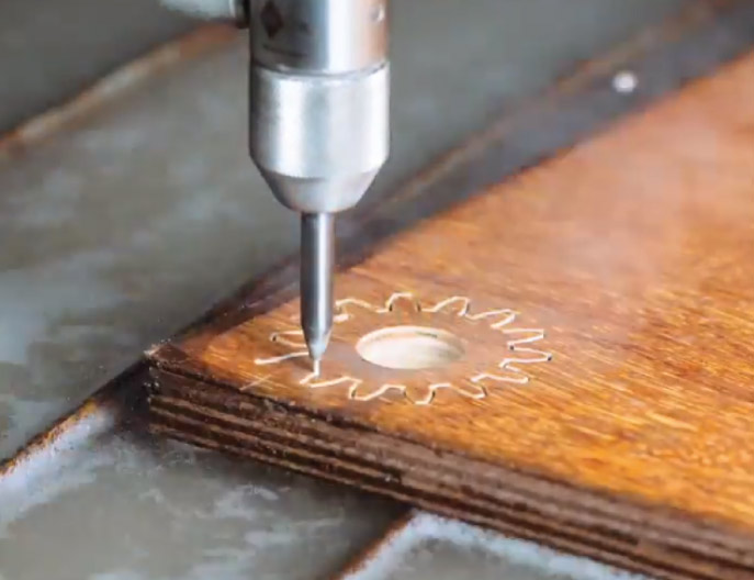 Macchina per il taglio a getto d'acqua Swift-Cut Swift-Jet per il taglio di legno da 18 mm
