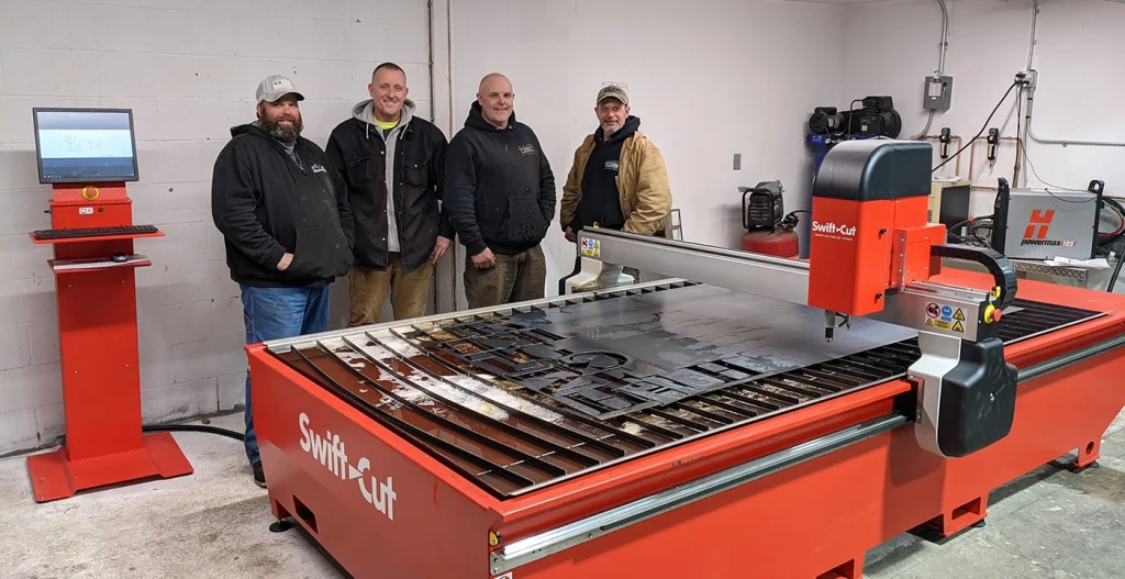 LLIW metal fabrication with their Swift-Cut Pro CNC plasma Cutting Table