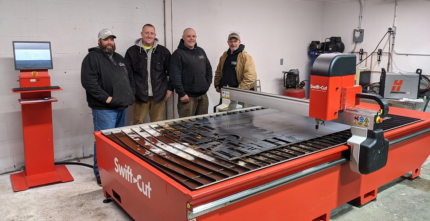LLIW Metal Fabrication con su mesa de corte por plasma CNC Swift-Cut Pro