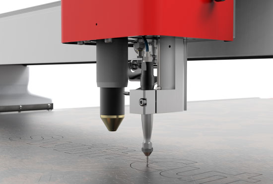 Swift-Cut Pro CNC plasma metal cutting table metal engraving tool close up
