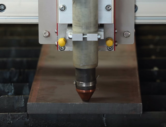 20 mm stål A, skärning på Swift-Cut  skärbord