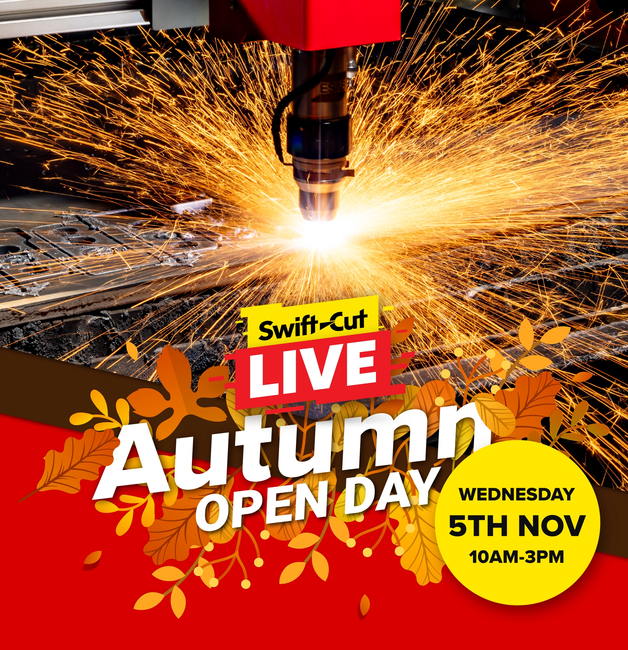 Swift-Cut Autumn Open Day November 5th web mobile banner