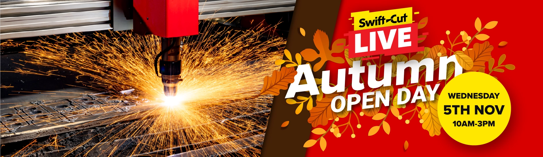 Swift-Cut Autumn Open Day November 5th web banner