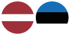 Icona della bandiera dell'Estonia/Lettonia
