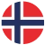 Pictogram van de Noorse vlag