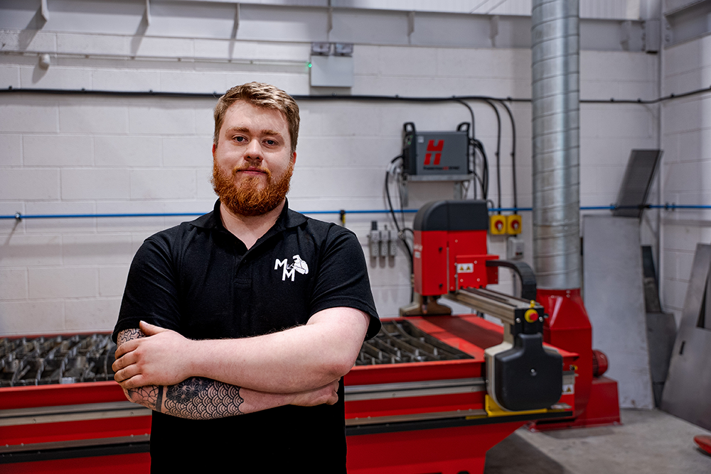 Metal Man Fabrication and Welding with their new Swift-Cut Pro CNC plasma Table