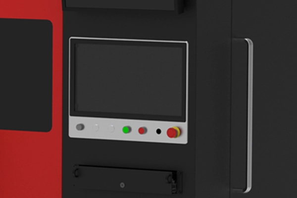 Imagen de la consola de la máquina láser de fibra CNC Swift-Laser Pro